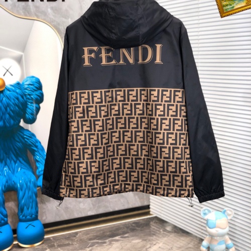 Replica Fendi Jackets Long Sleeved For Men #1268039 $60.00 USD for Wholesale