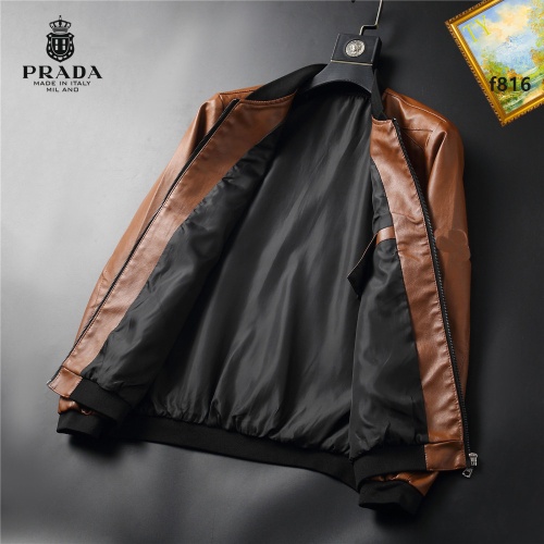 Replica Prada Jackets Long Sleeved For Men #1268047 $60.00 USD for Wholesale