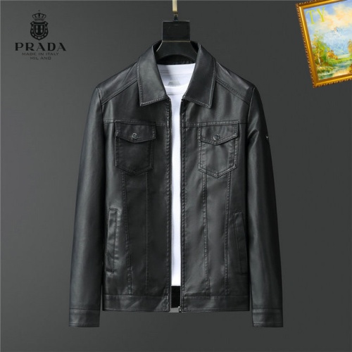 Prada Jackets Long Sleeved For Men #1268061 $60.00 USD, Wholesale Replica Prada Jackets