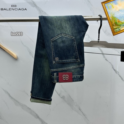 Replica Balenciaga Jeans For Men #1268114 $48.00 USD for Wholesale