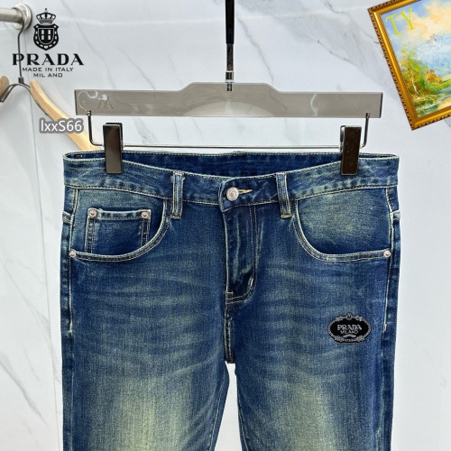 Replica Prada Jeans For Men #1268116 $48.00 USD for Wholesale