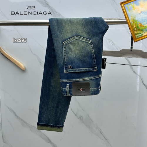 Replica Balenciaga Jeans For Men #1268123 $48.00 USD for Wholesale