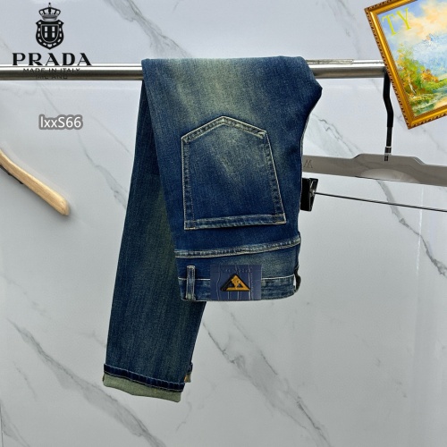 Replica Prada Jeans For Men #1268126 $48.00 USD for Wholesale