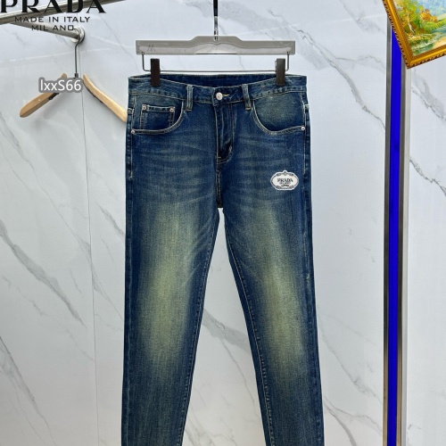 Replica Prada Jeans For Men #1268126 $48.00 USD for Wholesale