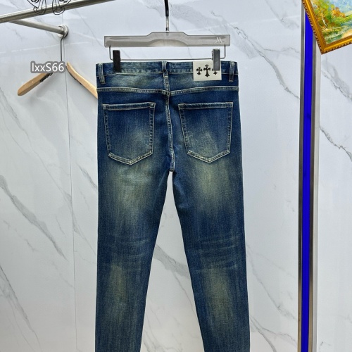 Replica Chrome Hearts Jeans For Men #1268127 $48.00 USD for Wholesale