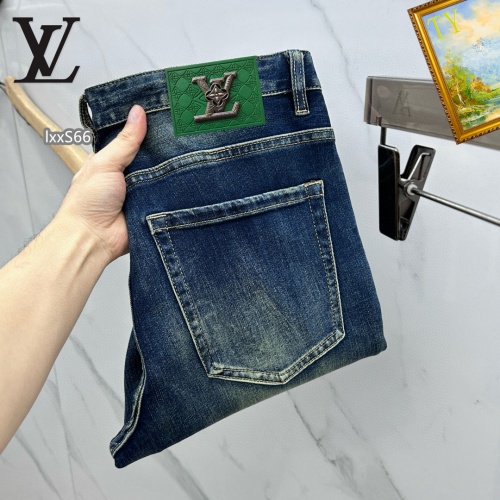 Louis Vuitton LV Jeans For Men #1268129 $48.00 USD, Wholesale Replica Louis Vuitton LV Jeans