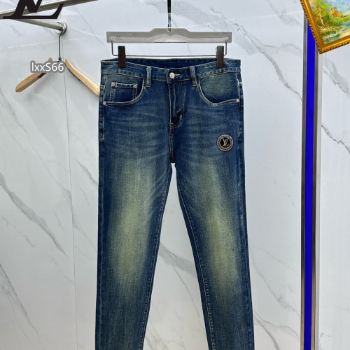 Replica Louis Vuitton LV Jeans For Men #1268129 $48.00 USD for Wholesale