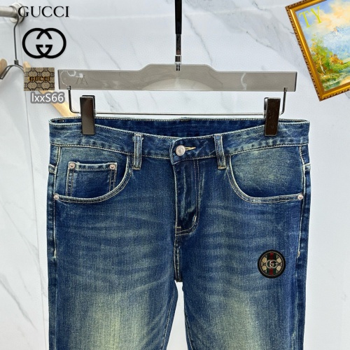 Replica Gucci Jeans For Men #1268131 $48.00 USD for Wholesale