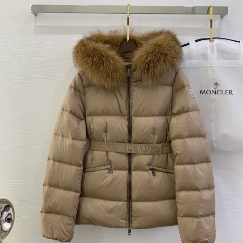 Moncler Down Feather Coat Long Sleeved For Women #1268134 $185.00 USD, Wholesale Replica Moncler Down Feather Coat