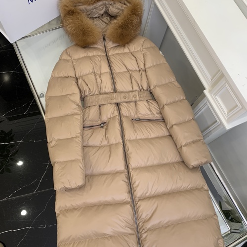 Moncler Down Feather Coat Long Sleeved For Women #1268135 $202.00 USD, Wholesale Replica Moncler Down Feather Coat