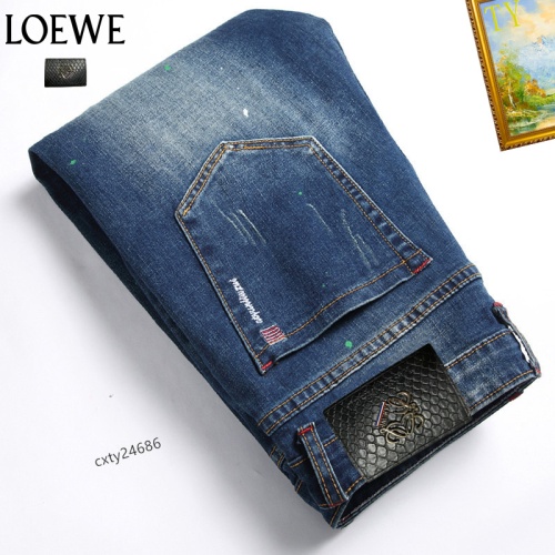 Replica LOEWE Jeans For Men #1268139 $48.00 USD for Wholesale