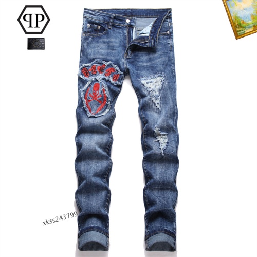 Philipp Plein PP Jeans For Men #1268143 $48.00 USD, Wholesale Replica Philipp Plein PP Jeans