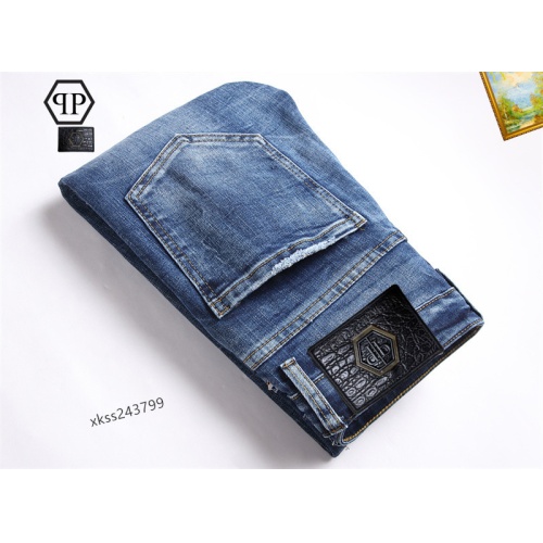 Replica Philipp Plein PP Jeans For Men #1268143 $48.00 USD for Wholesale