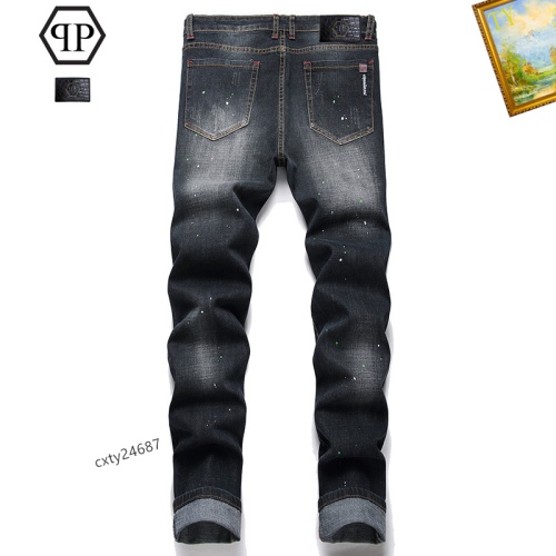 Replica Philipp Plein PP Jeans For Men #1268145 $48.00 USD for Wholesale