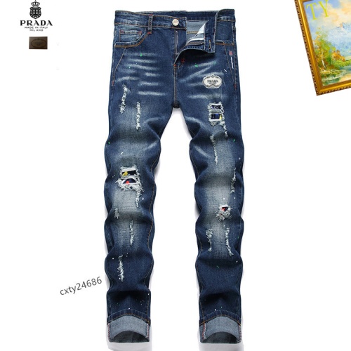 Prada Jeans For Men #1268146 $48.00 USD, Wholesale Replica Prada Jeans