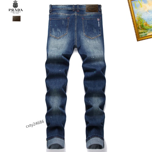 Replica Prada Jeans For Men #1268146 $48.00 USD for Wholesale