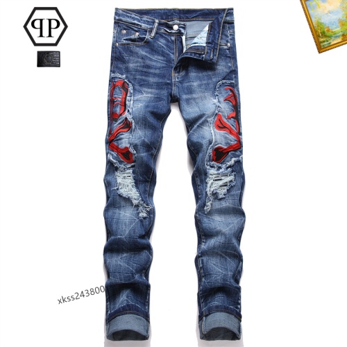 Philipp Plein PP Jeans For Men #1268147 $48.00 USD, Wholesale Replica Philipp Plein PP Jeans