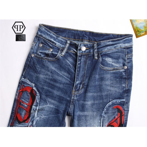 Replica Philipp Plein PP Jeans For Men #1268147 $48.00 USD for Wholesale