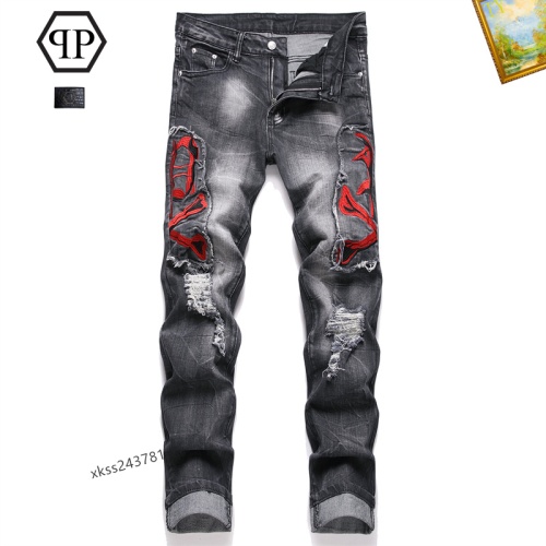 Philipp Plein PP Jeans For Men #1268157 $48.00 USD, Wholesale Replica Philipp Plein PP Jeans