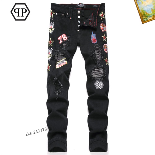 Philipp Plein PP Jeans For Men #1268159 $48.00 USD, Wholesale Replica Philipp Plein PP Jeans