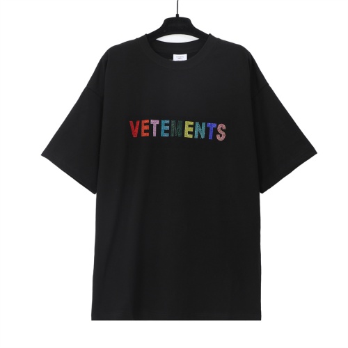 VETEMENTS T-Shirts Short Sleeved For Unisex #1268261 $32.00 USD, Wholesale Replica VETEMENTS T-Shirts