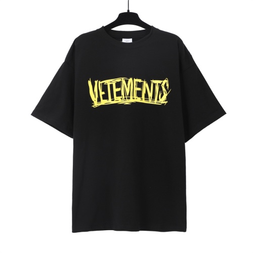 VETEMENTS T-Shirts Short Sleeved For Unisex #1268262 $29.00 USD, Wholesale Replica VETEMENTS T-Shirts