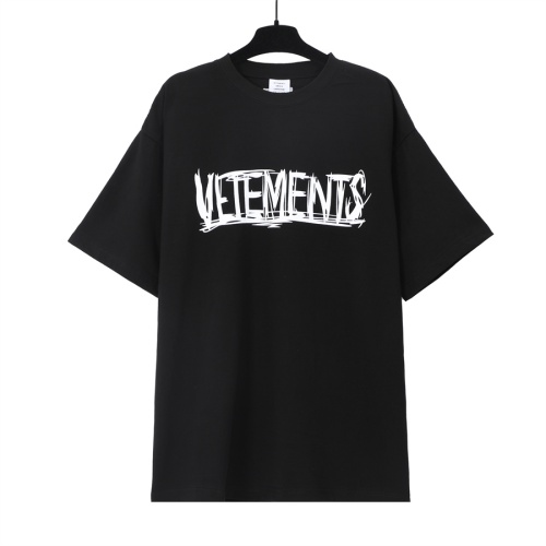 VETEMENTS T-Shirts Short Sleeved For Unisex #1268264 $29.00 USD, Wholesale Replica VETEMENTS T-Shirts