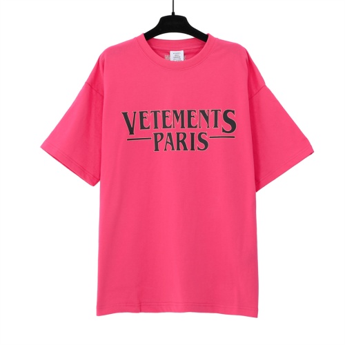 VETEMENTS T-Shirts Short Sleeved For Unisex #1268267 $29.00 USD, Wholesale Replica VETEMENTS T-Shirts