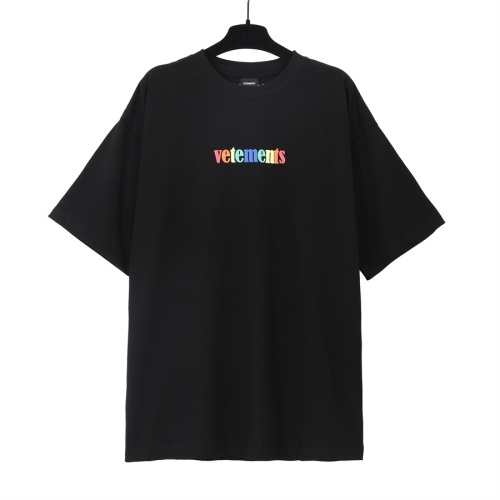 VETEMENTS T-Shirts Short Sleeved For Unisex #1268271 $29.00 USD, Wholesale Replica VETEMENTS T-Shirts