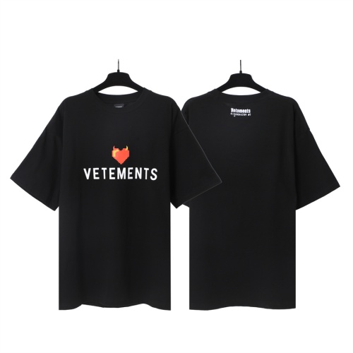 VETEMENTS T-Shirts Short Sleeved For Unisex #1268273 $29.00 USD, Wholesale Replica VETEMENTS T-Shirts