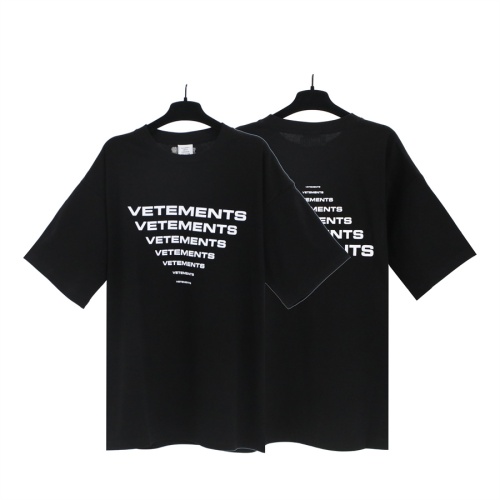 VETEMENTS T-Shirts Short Sleeved For Unisex #1268278 $29.00 USD, Wholesale Replica VETEMENTS T-Shirts