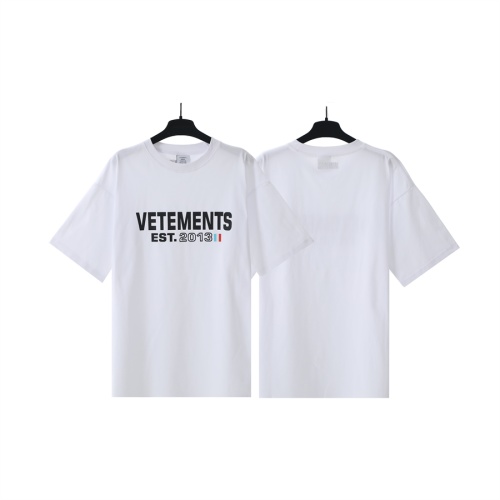 VETEMENTS T-Shirts Short Sleeved For Unisex #1268279 $29.00 USD, Wholesale Replica VETEMENTS T-Shirts