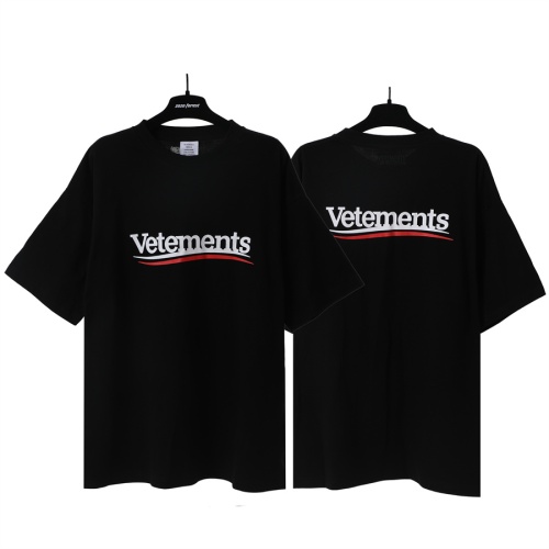 VETEMENTS T-Shirts Short Sleeved For Unisex #1268284 $29.00 USD, Wholesale Replica VETEMENTS T-Shirts