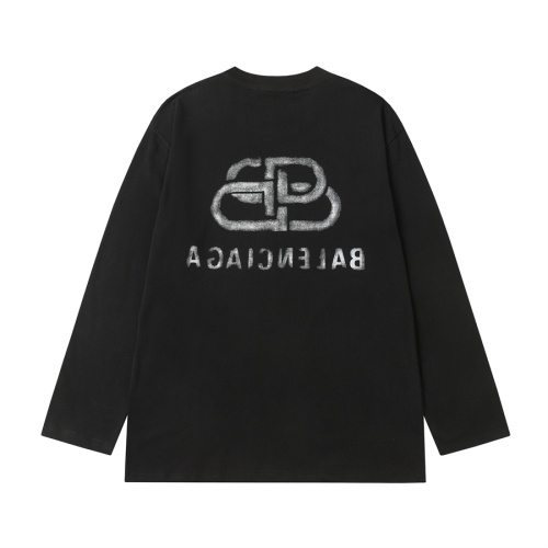 Replica Balenciaga T-Shirts Long Sleeved For Men #1268307 $39.00 USD for Wholesale