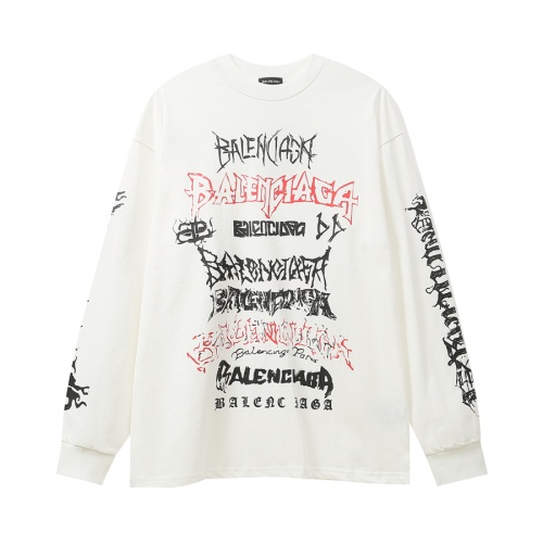 Balenciaga T-Shirts Long Sleeved For Unisex #1268310 $40.00 USD, Wholesale Replica Balenciaga T-Shirts