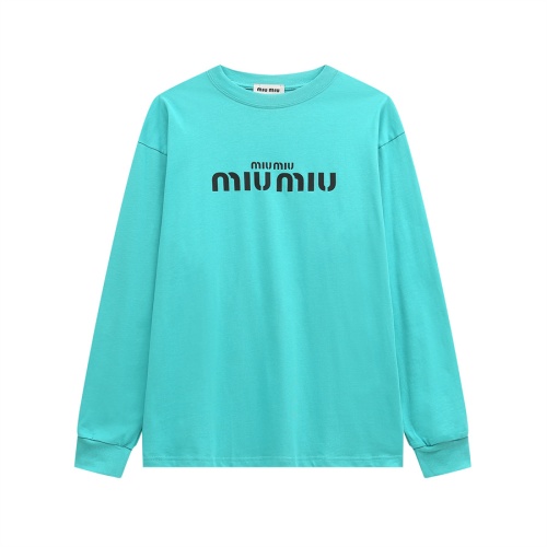 MIU MIU T-Shirts Long Sleeved For Unisex #1268314 $39.00 USD, Wholesale Replica MIU MIU T-Shirts