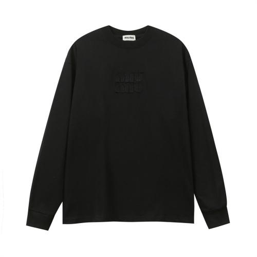 MIU MIU T-Shirts Long Sleeved For Unisex #1268317 $39.00 USD, Wholesale Replica MIU MIU T-Shirts