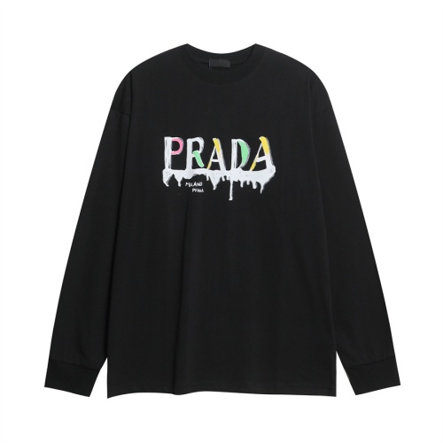 Prada T-Shirts Long Sleeved For Unisex #1268388 $39.00 USD, Wholesale Replica Prada T-Shirts