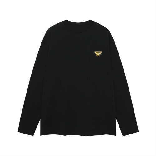 Replica Prada T-Shirts Long Sleeved For Unisex #1268388 $39.00 USD for Wholesale