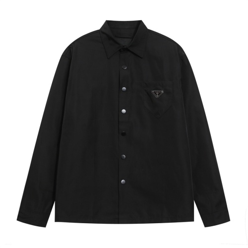 Prada Jackets Long Sleeved For Men #1268392 $48.00 USD, Wholesale Replica Prada Jackets