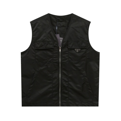 Prada Jackets Sleeveless For Men #1268393 $45.00 USD, Wholesale Replica Prada Jackets