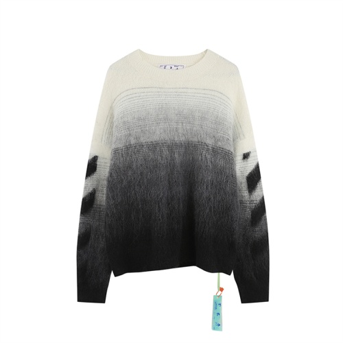 Replica Off-White Sweaters Long Sleeved For Unisex #1268442 $60.00 USD for Wholesale