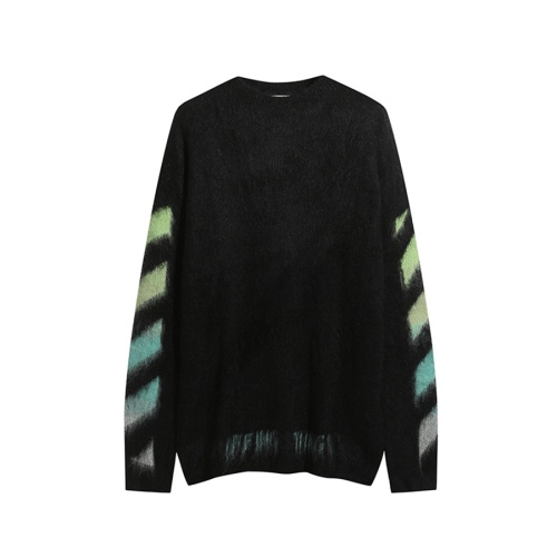 Replica Off-White Sweaters Long Sleeved For Unisex #1268446 $60.00 USD for Wholesale