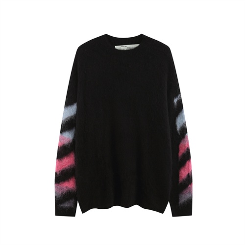 Replica Off-White Sweaters Long Sleeved For Unisex #1268447 $60.00 USD for Wholesale