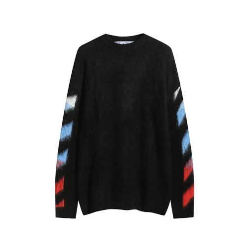 Replica Off-White Sweaters Long Sleeved For Unisex #1268450 $60.00 USD for Wholesale