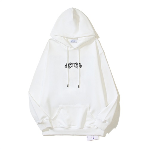 Replica Off-White Hoodies Long Sleeved For Unisex #1268472 $52.00 USD for Wholesale