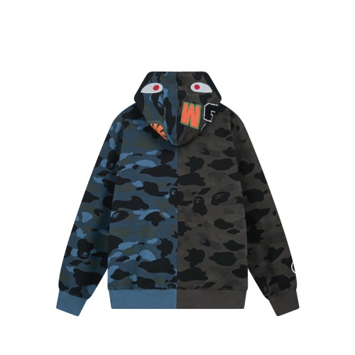 Replica Bape Hoodies Long Sleeved For Men #1268480 $56.00 USD for Wholesale