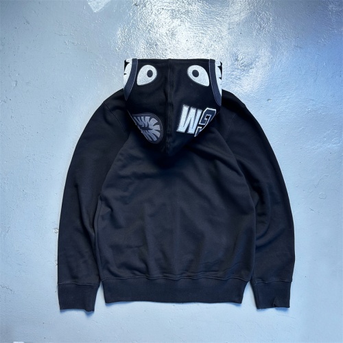 Replica Bape Hoodies Long Sleeved For Men #1268493 $60.00 USD for Wholesale