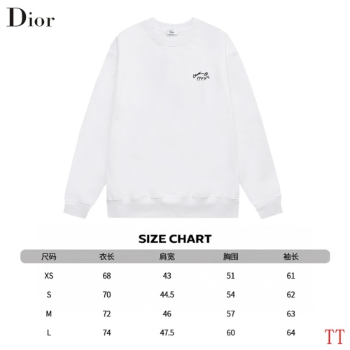 Replica Christian Dior Hoodies Long Sleeved For Unisex #1268697 $52.00 USD for Wholesale