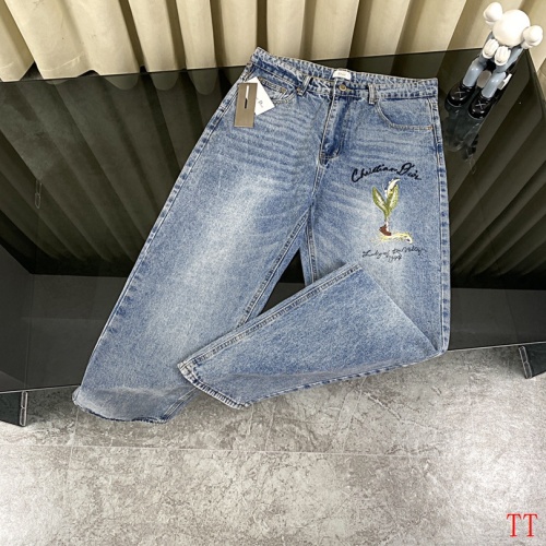 Replica Christian Dior Jeans For Unisex #1268776 $60.00 USD for Wholesale